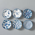 6-Piece Ceramic Seasoning Dish Set | Soy Sauce, Vinegar & Condiment Dishes for Home