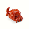 Realistic Crab Claw Ceramic Ashtray – Red Cigarette Tray & Fun Gift for Dad, Boyfriend & Smokers