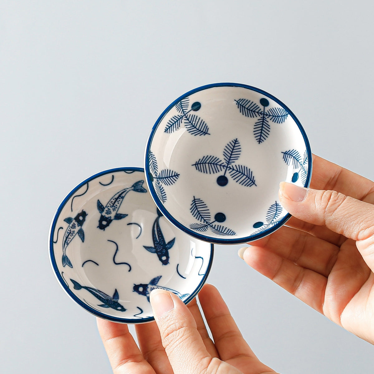 6-Piece Ceramic Seasoning Dish Set | Soy Sauce, Vinegar & Condiment Dishes for Home
