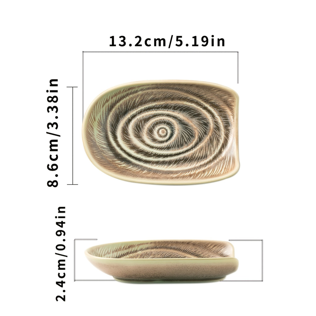 Long-Handle Ceramic Spoon Rest – Kitchen Utensil Holder for Soup Spoons, Spatulas & Rice Spoons