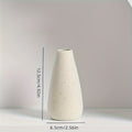 Rustic Ceramic Bud Vase | Farmhouse Decor for Living Room, Shelf & Mantel