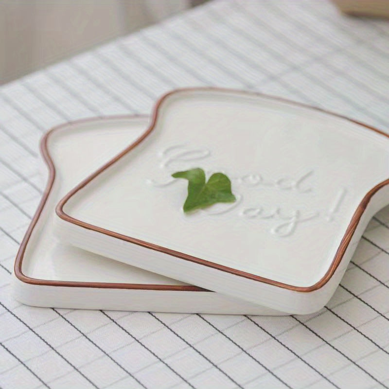 Scallop Ceramic Plate Set (1/2 Pack) – Multipurpose Dishes for Breakfast, Steak, Pasta & Sushi