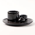 4-in-1 Ceramic Incense Holder | Palo Santo, Sage & Stick Holder with Candle Burner