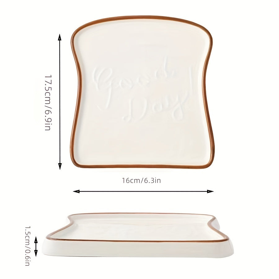 Scallop Ceramic Plate Set (1/2 Pack) – Multipurpose Dishes for Breakfast, Steak, Pasta & Sushi