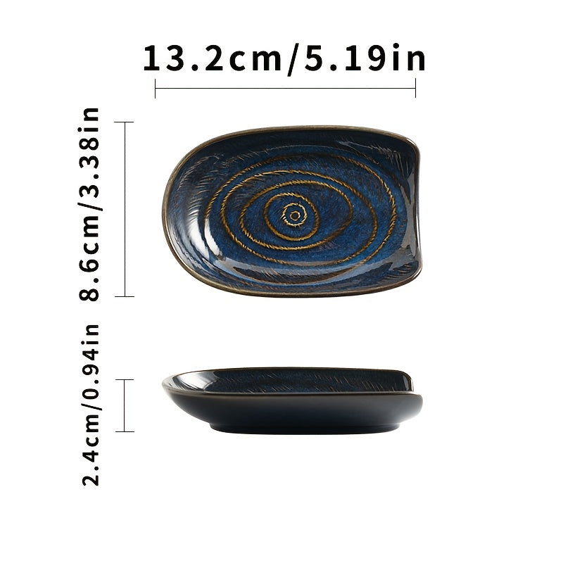 Long-Handle Ceramic Spoon Rest – Kitchen Utensil Holder for Soup Spoons, Spatulas & Rice Spoons