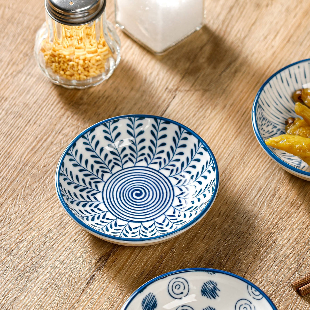 6-Piece Ceramic Seasoning Dish Set | Soy Sauce, Vinegar & Condiment Dishes for Home