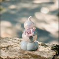 Adorable Rotating Ceramic Gourd Ornament | Lucky Charm & Elegant Home Decor Gift