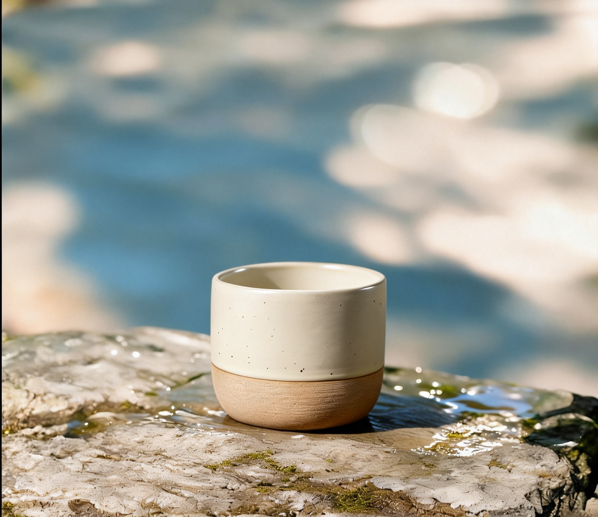 Japanese-Style Coarse Pottery Espresso Cup | Vintage Ceramic Kung Fu Tea Cup for Tea Tasting